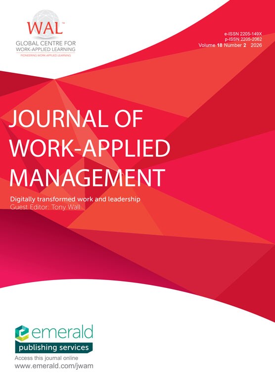 Journal of Work-Applied Management — Vol 18 Issue 2, 2026